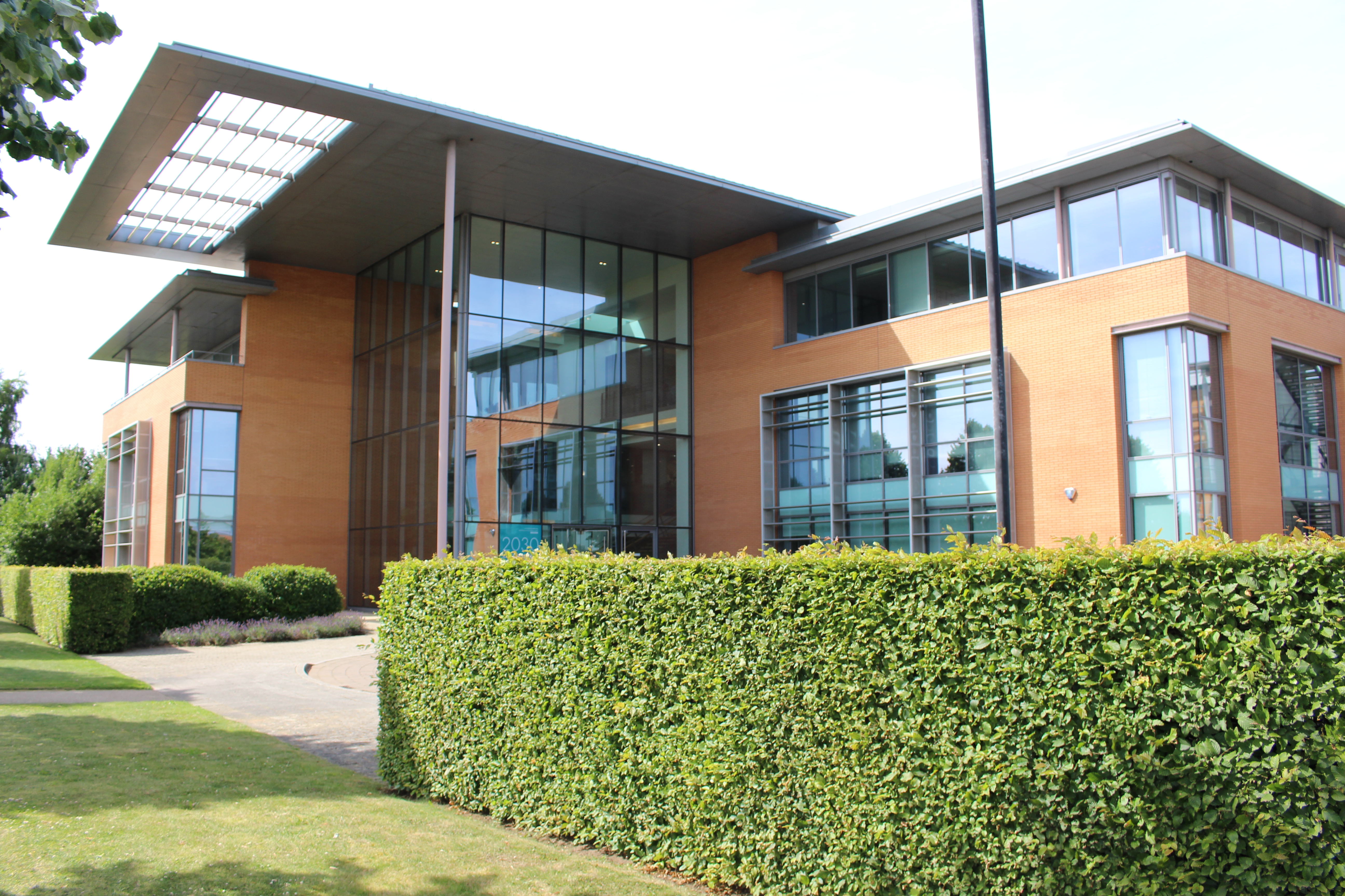 Photograph of outside of Helix office building